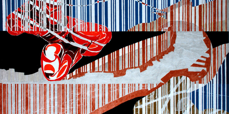 "Almone Today" di Giuseppe Scelfo - cm. 70x100 acrilico su tela, 2014