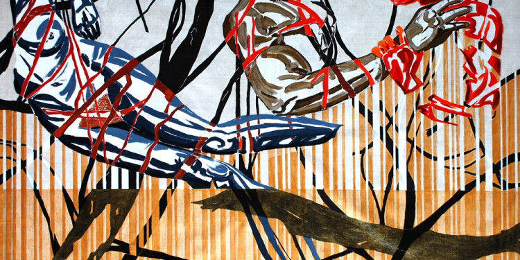 "Almone Tomorrow" di Giuseppe Scelfo - cm. 70x100 acrilico su tela, 2014
