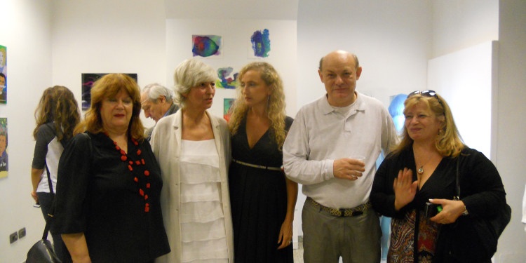 Vittoria Biasi, Luisa Mazza, Rocco Salvia, Angelica D'Angelo e Rosanna — presso LA TRASPARENZA DEL REALE - RO.MI. e STUDIO.RA / AMACI Giornata del Contemporaneo.